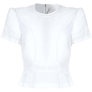 2010 Comme des Garçons White Cotton Padded Top
