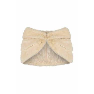ARCHIVE - 1950s Emba Jasmine Natural White Mink Shawl