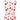 ARCHIVE - Francise Of Nassau 1960s White Linen Dress With Red Carnation Flower Embroidery