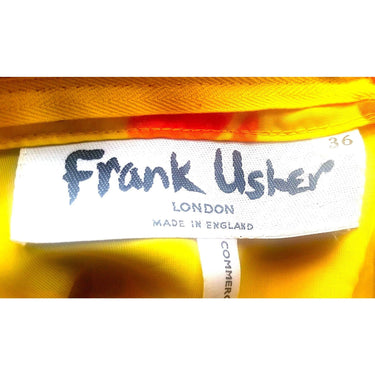 ARCHIVE - 1960s Frank Usher 1960s Psychedelic Floral Printed Dress