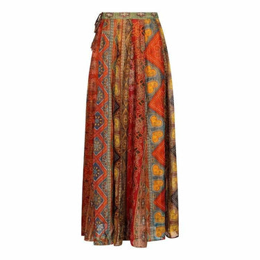 ARCHIVE: Late 60s early 70s Hand Painted Block Print Indian Skirt