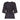ARCHIVE - Leslie Fay 1950s Silk Navy and Cream Circle Print Dress With Belt