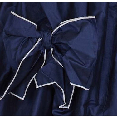 ARCHIVE - 1980s Louis Feraud Navy Silk Taffeta Dress