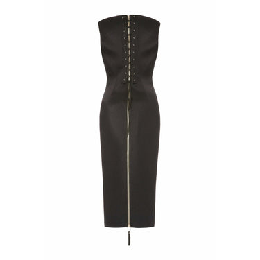 ARCHIVE: Rare 1990’s Jean Paul Gaultier Black Neoprene Corset Dress