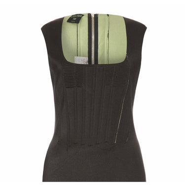 ARCHIVE: Rare 1990’s Jean Paul Gaultier Black Neoprene Corset Dress