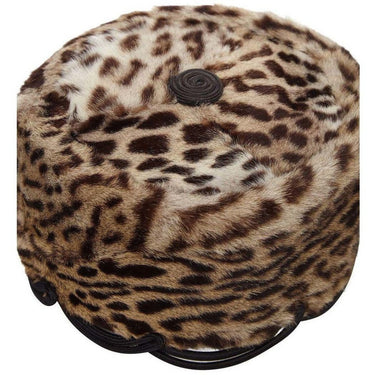 ARCHIVE: Rare early 1940s Ocelot Fur Pillbox Hat Previously Owned By Jolie Gabor