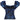 ARCHIVE: Ungaro 1980s Blue & Black Lame Cocktail Dress