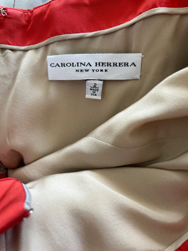 ARCHIVE - 2011 Carolina Herrera Runway Documented Floral Maxi Dress