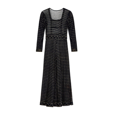 Pre 1920s Egyptian Black Hammered Metal Assiut Dress