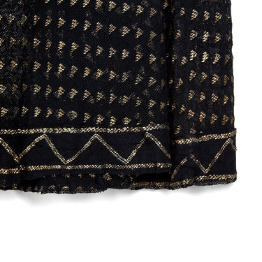 Pre 1920s Egyptian Black Hammered Metal Assiut Dress