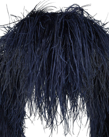 1920s True Original Navy Feather Boa