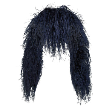 1920s True Original Navy Feather Boa