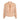 1920s Pale Brown Leaf Print Silk Blouse with Tie-Neck
