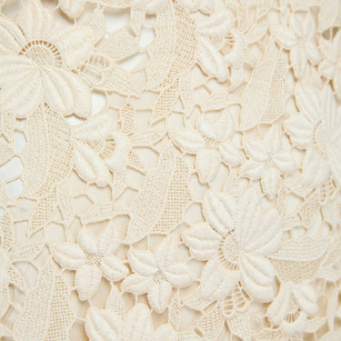 ARCHIVE - 1930s Cream Asymmetric Lace Bodice Wedding Dress