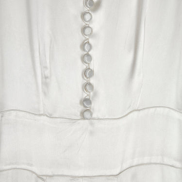 ARCHIVE - 1930s Cream Floral Jacquard Wedding Dress