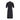 1940s Black Jersey Dress with Novelty Umbrella Appliqué Studs