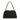 1940s Cordé Black Cord Fabric Top Handle Bag