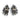 1950s Blue Aurora Borealis Iridescent Gemstone Teardrop Earrings