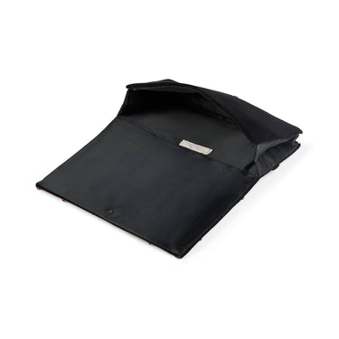 ARCHIVE - 1960s Indian Black Zardozi Embroidered Clutch Bag with Box