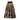 ARCHIVE - 1950s Mexican Black Circle Skirt with Gold Hand-Painted Pattern
