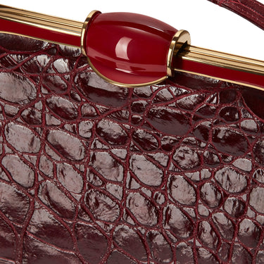 ARCHIVE - 1960s Large Red Crocodile Leather Bag