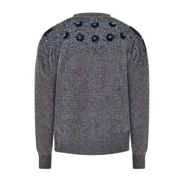 ARCHIVE - 1950s Terry Scott Grey Lambswool and Sequined Twin Set