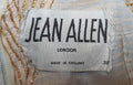1960s Jean Allen Gold and Cream Lurex Maxi Dress