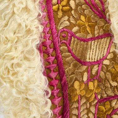 ARCHIVE - 1960s All Over Embroidered Afghan Gilet