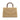 1960s Beige Macrame Bag with Top Handle