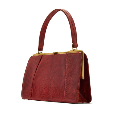 1960s Red Leather Bag by Riviera