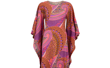 ARCHIVE - 1970s Psychedelic Angel Sleeve Dress