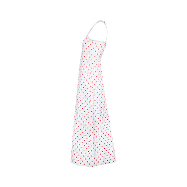ARCHIVE - 1970s André Courrèges Haute Couture Polka Dot Cotton Dress