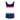1970s Beach Party Navy Velour Sailor Two-Piece Bikini Set