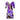 1970s Leonard Purple Printed Silk Jersey Dress
