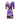 1970s Leonard Purple Printed Silk Jersey Dress