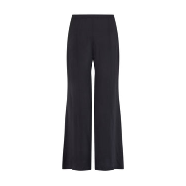 ARCHIVE - 1970s Ossie Clark Black Moss Crepe Trouser Suit