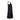 1970s Pisanti Black Crepe Dress with Sequin Collar