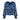1970s Pucci Blue Floral Silk Blouse with Ruffle Neckline
