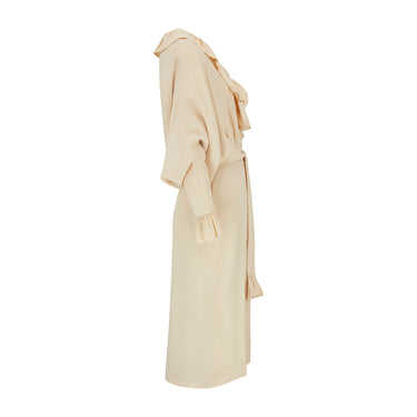 ARCHIVE - 1970s Yuki for Rembrandt Cream Crepe Dress