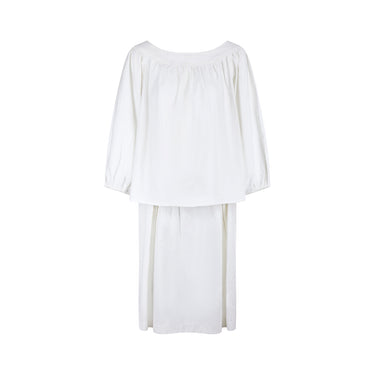 ARCHIVE - 1975 Yves Saint Laurent Runway White Cotton Skirt and Top Set