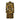 1988 Ungaro Documented Silk Gold and Black Floral Dress