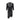 1980s Eavis and Brown Couture Black Beaded Flapper Style Dress