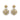ARCHIVE - 1990s Guy Laroche Haute Couture Yellow Crystal Statement Earrings