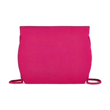 1980s Renaud Pellegrino Pink Moire Bag with Acrylic Clasp