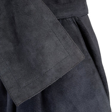 ARCHIVE - 1985 Saint Laurent Runway Documented Grey Leather Trousers
