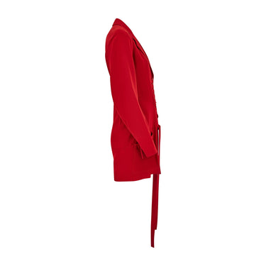 ARCHIVE - Fall 1988 Documented Alaia Red Corset Style Jacket