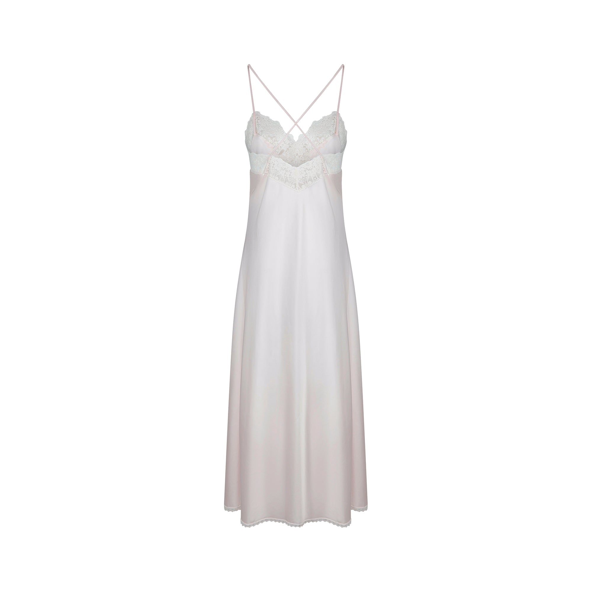 ARCHIVE - 1990s Christian Dior Pink and Lace Slip Dress CIRCA VINTAGE ARCHIVE - 1990s Christian Dior Pink and Lace Slip Dress CIRCA VINTAGE