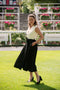 1990s Moschino Monochrome Sleeveless Shirt Dress