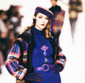 1992 Runway Yves Saint Laurent Tartan Wool Jacket