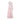 1990s Bespoke Pink Silk Maxi Dress with Rhinestones and Silver Lace